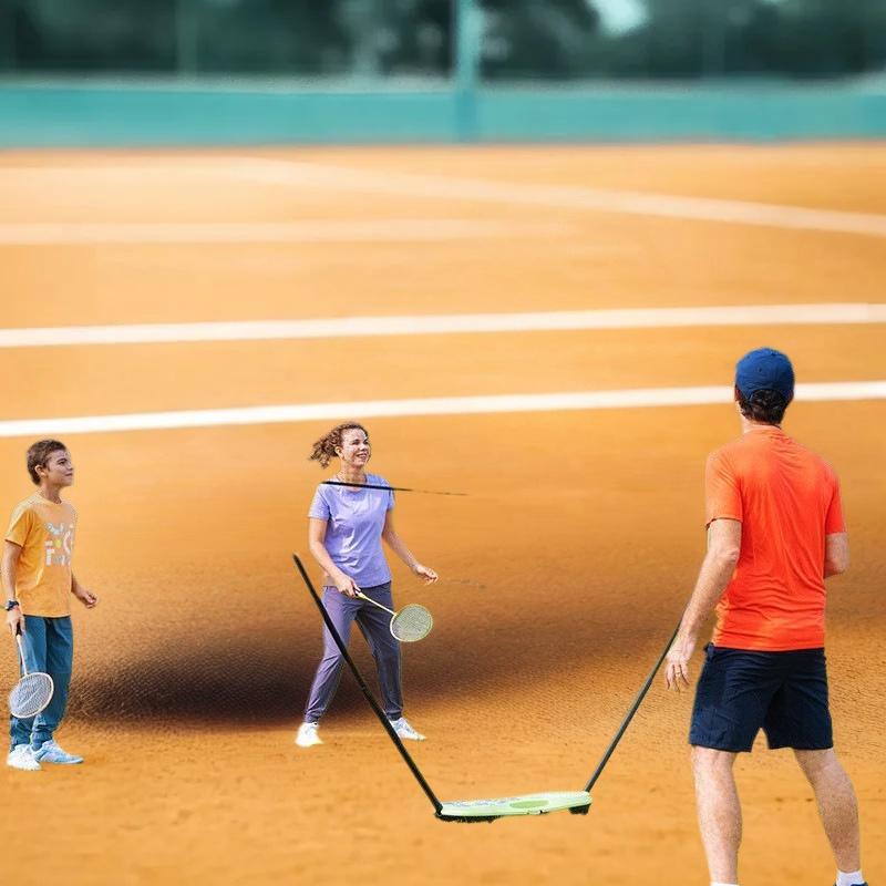 Badminton Background - 새로운 휴대용 접이식 배드민턴 야외 가정용
