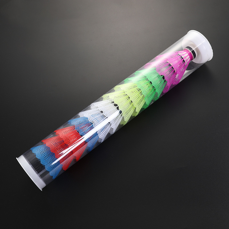 12Pcs 다채로운 배드민턴 공 셔틀콕 멀티 컬러 배드 - Nylon Shuttlecock 12 리뷰 및 가격