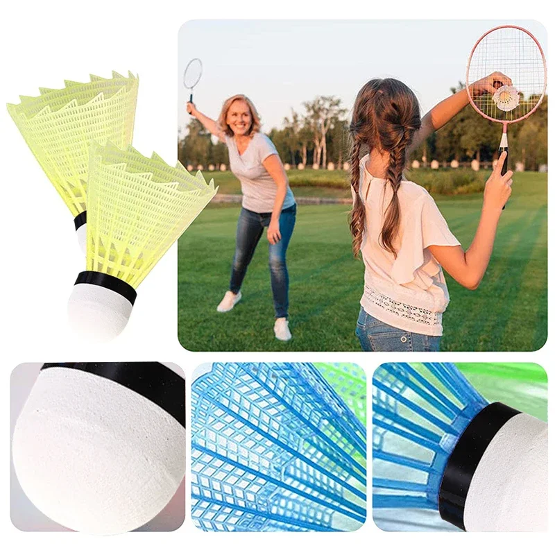 12Pcs 다채로운 배드민턴 공 셔틀콕 멀티 컬러 배드 - Nylon Shuttlecock 12 리뷰 및 가격