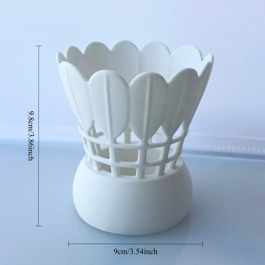 미니멀리스트 배드민턴 셔틀콕 모양의 펜 홀더 크리 에이 - Badminton Shuttlecock 리뷰 및 가격