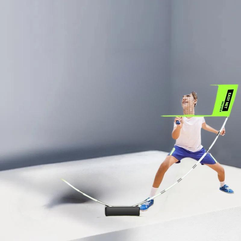 새로운 휴대용 접이식 배드민턴 야외 가정용 간편 프레임 - Badminton Background 리뷰 및 가격