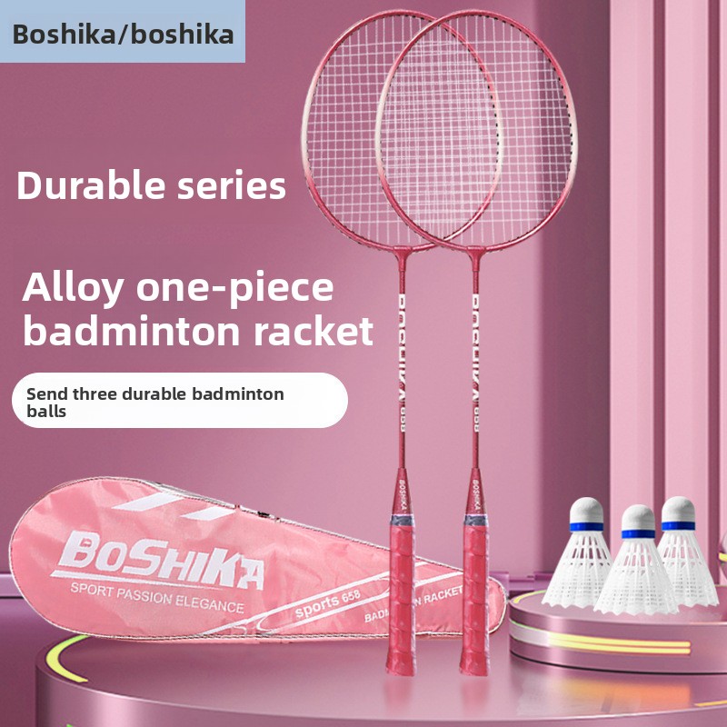 내구성이 뛰어난 정품 깃털 배드민턴 라켓, 철 합금 분 - Badminton Background 리뷰 및 가격