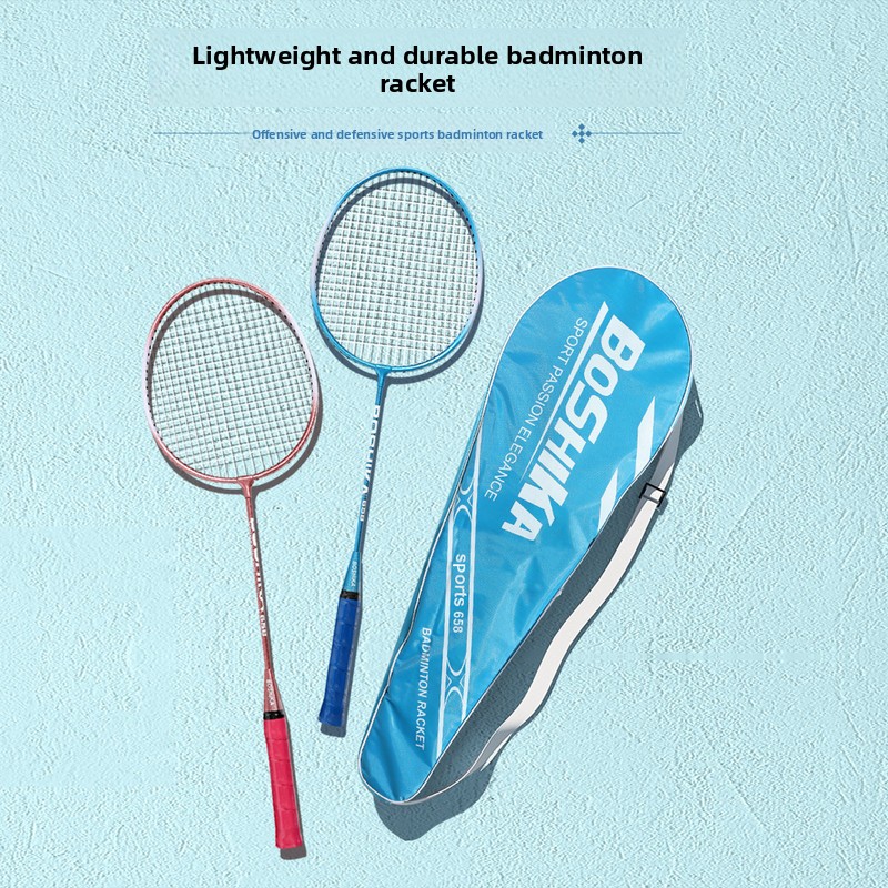 내구성이 뛰어난 정품 깃털 배드민턴 라켓, 철 합금 분 - Badminton Background 리뷰 및 가격