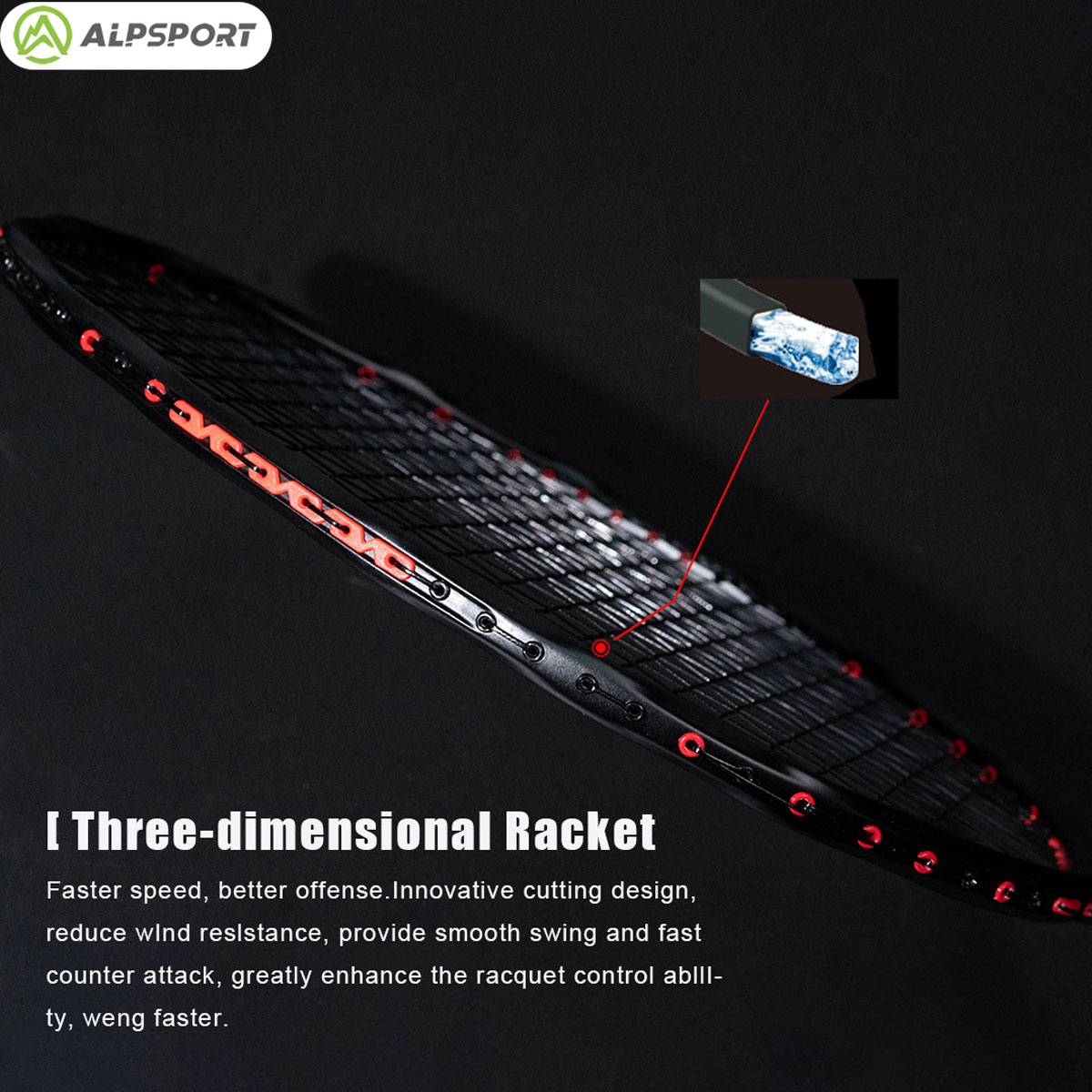 Alpsport MH-V5 5U 75g 법적 원본 최대 - Badminton Background 리뷰 및 가격