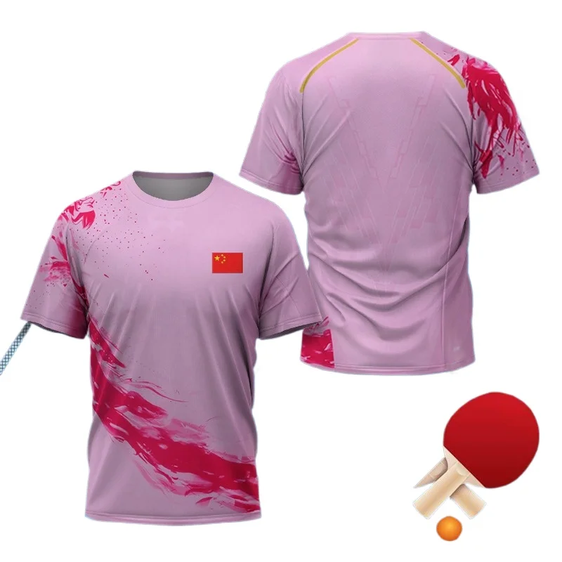중국 드래곤 탁구 그래픽 T 셔츠 남성 의류 패션 배드 - Badminton Asia 리뷰 및 가격